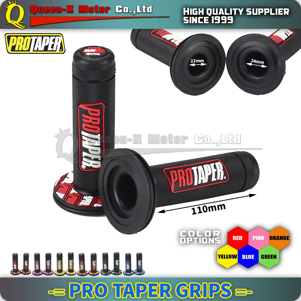 1 пара красный PRO конус ручки резиновые гелевые подходят CR CRF 50 80 125 150 230 250 450 SUPERMOTO