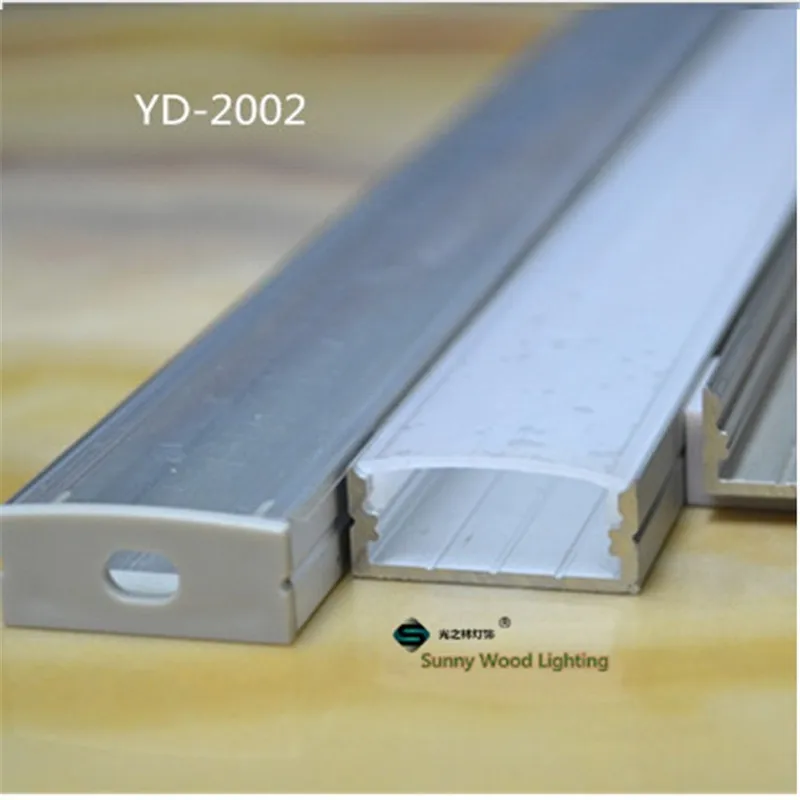 10 30 шт./лот 2 м/катушка алюминиевый профиль для двухрядной светодиодной ленты