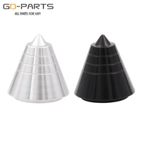 machined solid aluminum spike cone feet stand damper for hifi turntable speaker cd amp 30x31mm 39x31mm 44x31mm m6 m8 bolt