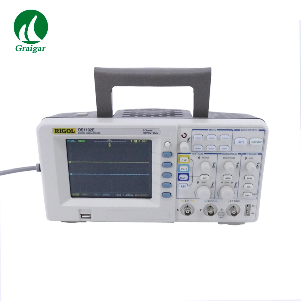 Rigol DS1102E 2 канальный цифровой осциллограф 100MHz 1 ГС/Максимальная частота