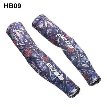 HB09 Компрессионная манжета на руку нарукавники для велоспорта MTB велосипед теплый рукав УФ Защита беговые баскетбольные рукава чехлы - Цвет: HB09