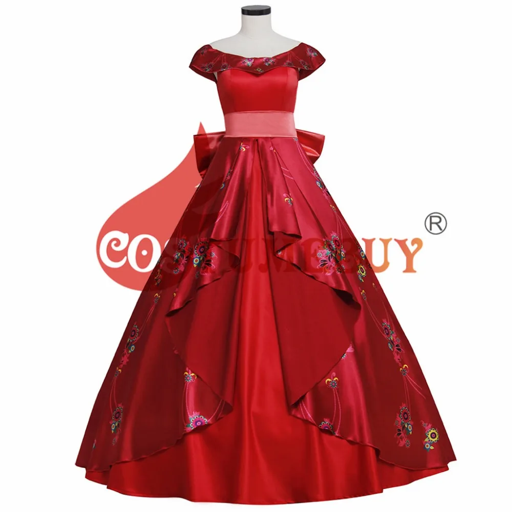 Costumebuy Elena of Avalor принцесса Елена косплей костюм красный бальное платье для женщин disfraz Mujer Вечерние платья на Хэллоуин