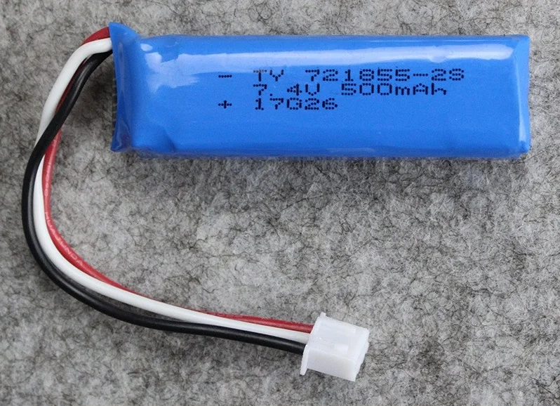 

Wltoys 20402 20404 20409 1/20 RC Car Spare parts 20402-0658 7.4V 500mah battery 721855/USB charger