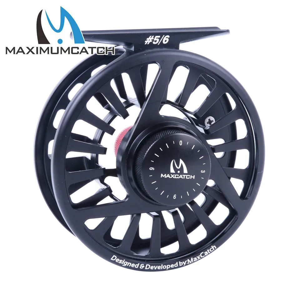 Maximumcatch Fly Рыбалка катушка 3 8wt обработанные алюминиевые микро регулировка
