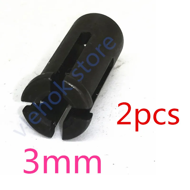 2pcs 3mm Чугунный патрон для Makita GD0600 906 763620-8 3 мм 6 мм 763627-4 GD0603 GD0601 Цанговая гайка аксессуары для электроинструмента - Цвет: 2pcs 3mm