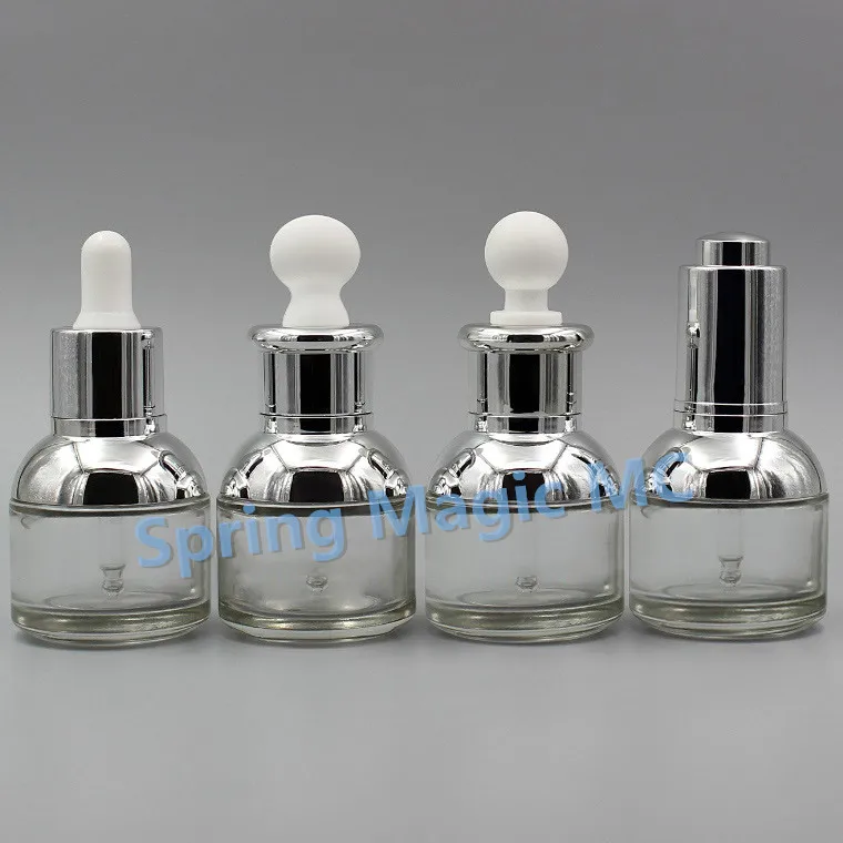 Прозрачные бутылки для масла объемом 20 мл стеклянная бутылка с пипеткой
