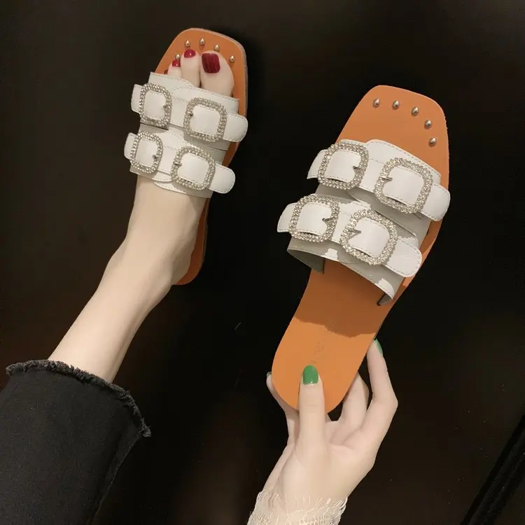 Летние женские тапочки повседневные пляжные шлепанцы Zapatos De Mujer домашние с