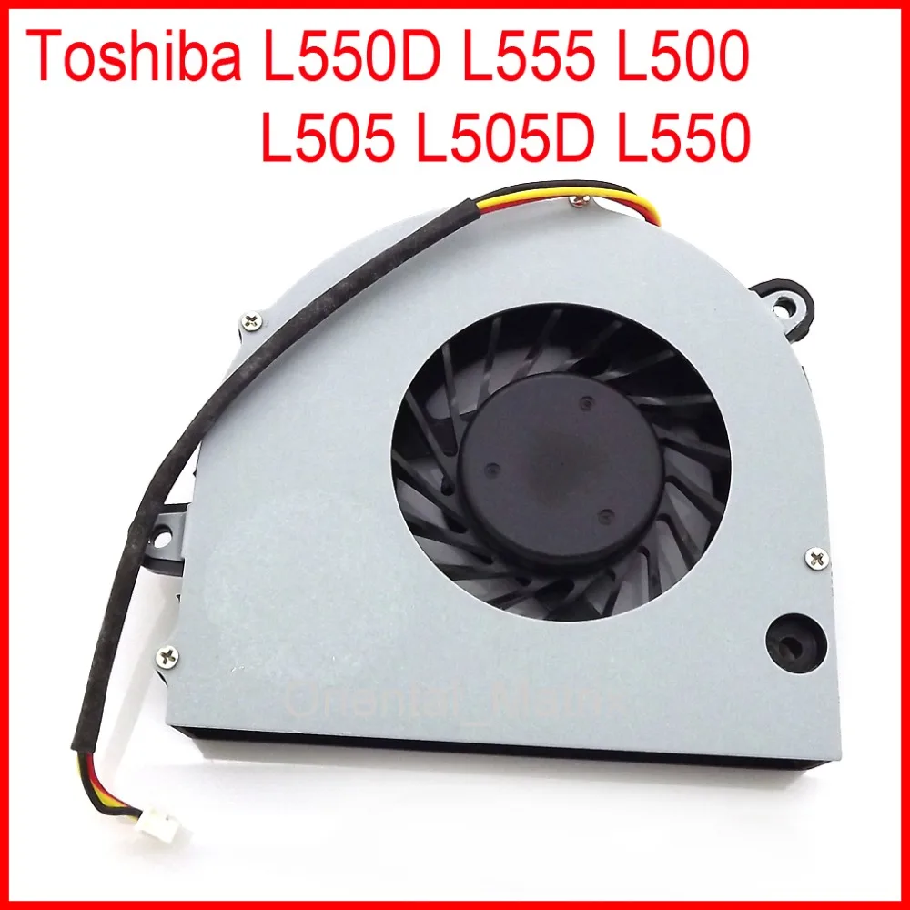 

Free Shipping New AB7005MX-ED3 DC5V 0.25A Fan For Toshiba L550D L555 L500 L505 L505D L550 CPU Cooler Cooling Fan