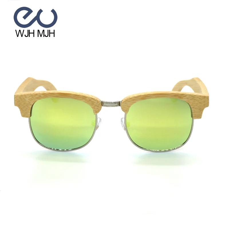 Бамбуковые солнцезащитные очки для мужчин и женщин простой индивидуальный