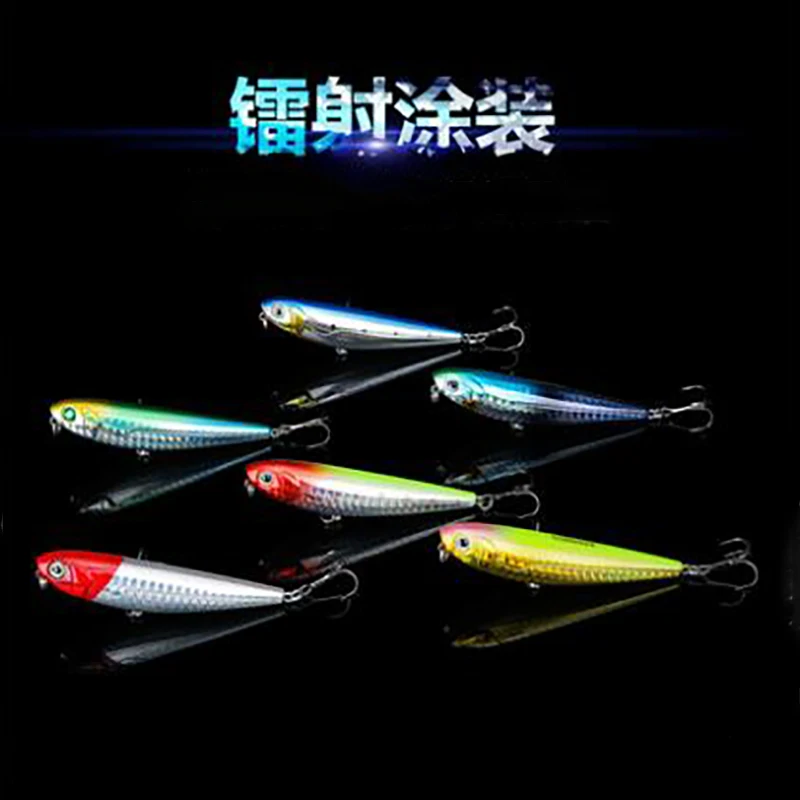 Trulinoya1PC карандаш 85 мм 10 г жесткая рыболовная приманка кривошипная погружающиеся