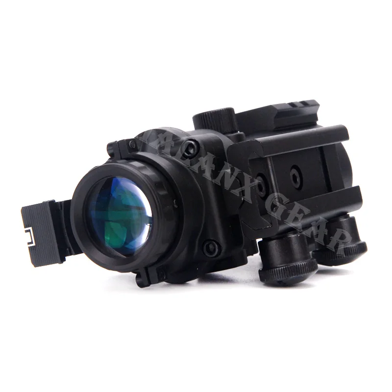 Тактический 4x32 RGB сетка с тремя подсветкой компактный прицел + красные