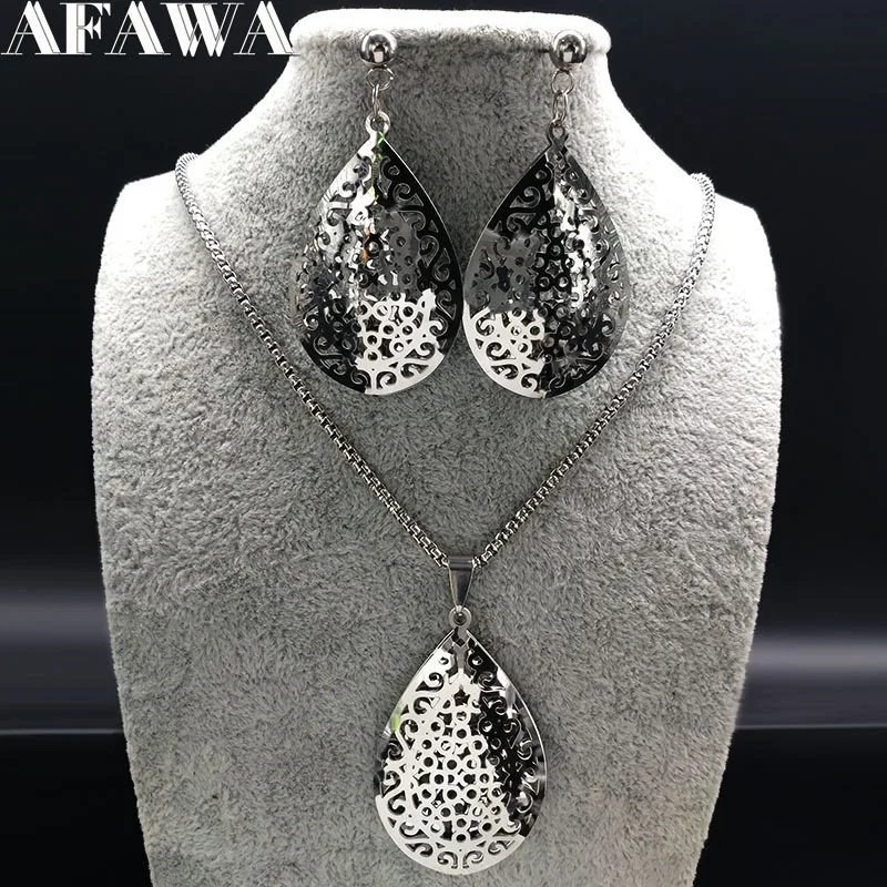 2021 новые ювелирные изделия из нержавеющей стали комплект ювелирных изделий для