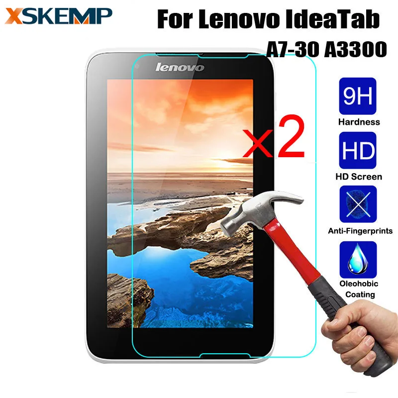 XSKEMP 2 шт./лот 9H прозрачная защитная пленка для экрана Lenovo IdeaTab A7 30 A3300 7 0 дюймов