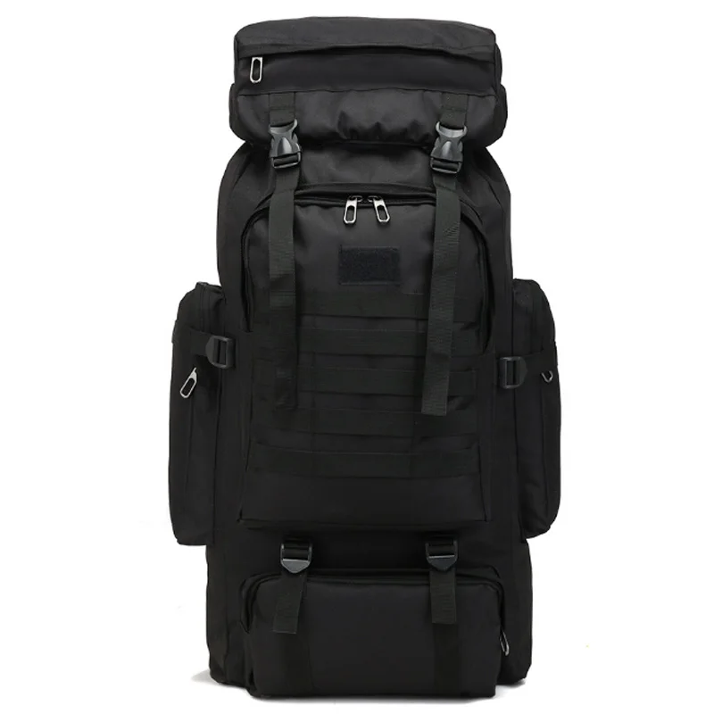 Black Color 80L рюкзак для охоты, кемпинга, альпинизма, унисекс, для путешествий, для улицы, спортивные сумки, рюкзаки, уличный рюкзак - Цвет: Black Color