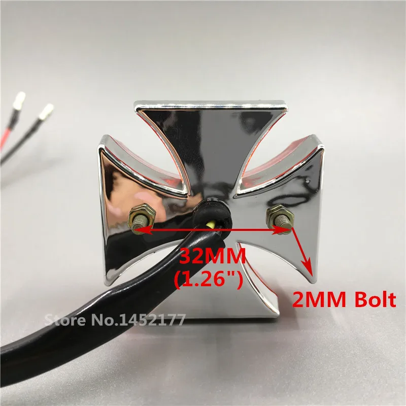 Yecnecty светодиодный задний фонарь для мотоцикла универсальный мини Мальтийский