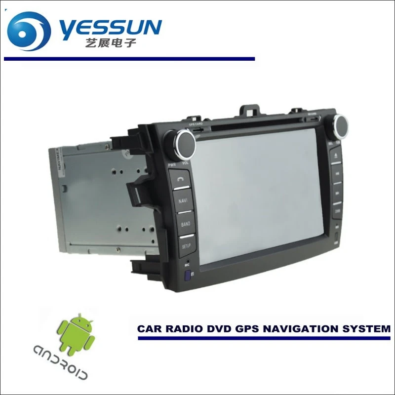 YESSUN автомобильная система навигации Android для Toyota Corolla Axio/E140 E150-Радио стерео CD dvd-плеер gps Navi экран мультимедиа