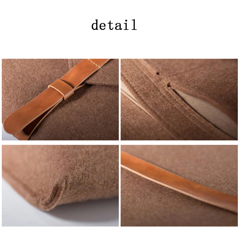 Тонкая Портативная сумка из шерстяного войлока для ноутбука 15 6 Для Macbook Pro 13 Air 11 12