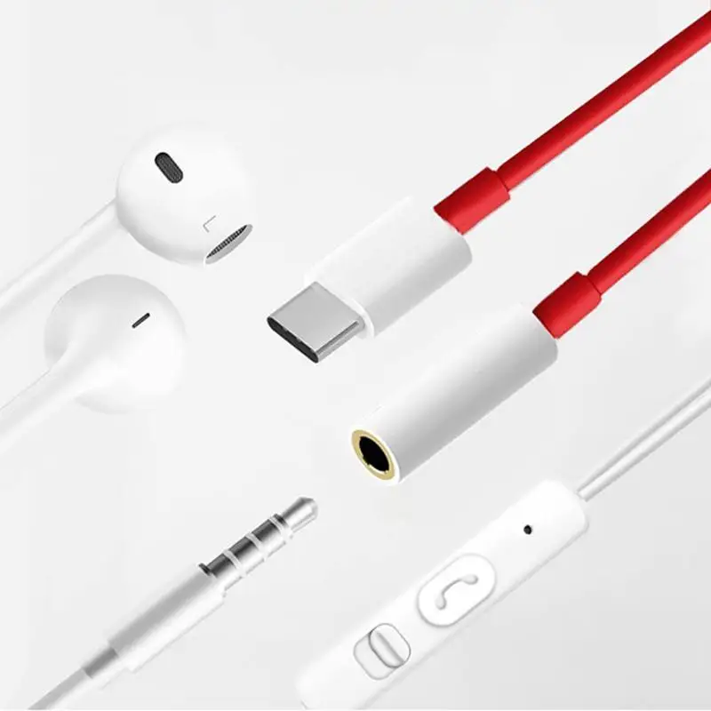 Адаптер для наушников с разъемом USB Type C на 3 5 мм Aux Audio Oneplus 6T One Plus 6t 1 + кабель