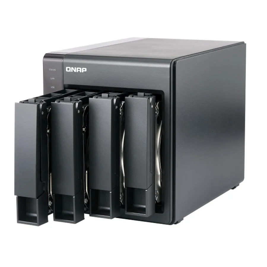 QNAP nas TS-451+ 2g 4-bay бесдисковый nas, nas сервер nfs Сетевое хранилище Облачное хранилище, 2 года гарантии