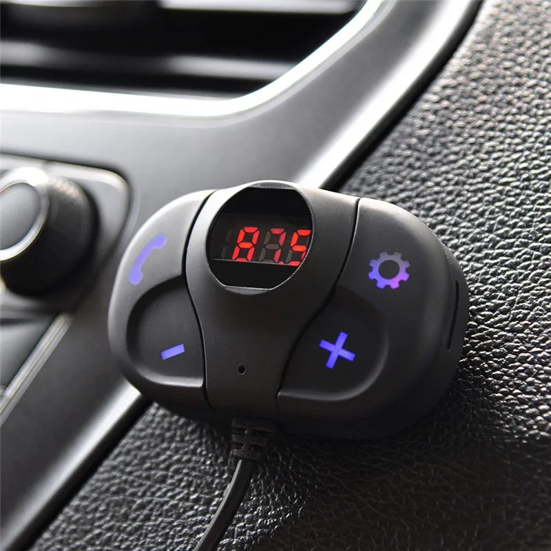 ANLUD FM передатчик Bluetooth автомобильный комплект громкой связи Вызов TF карта Mp3