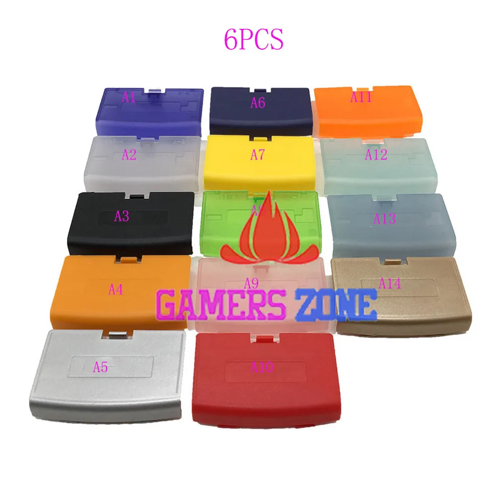 6 шт. запасная крышка батарейного отсека для Nintendo Gameboy Advance GBA|cover for|cover coverscover door |