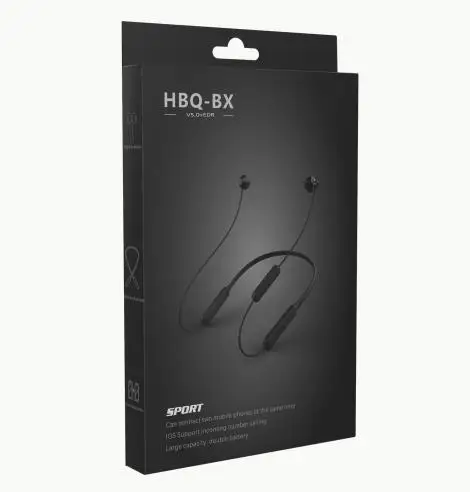 HBQ BX гарнитура Bluetooth с микрофоном 5 0 стерео Беспроводная playtime для iPhone Android