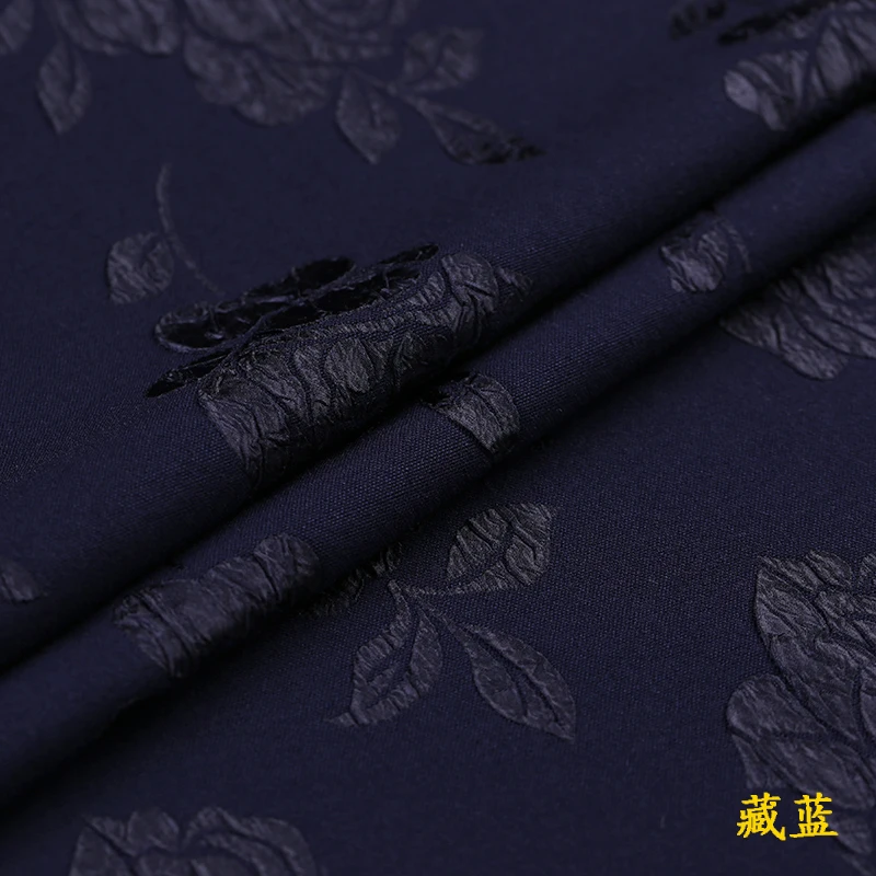 Стерео жаккардовая модная ткань Изысканная полностью одежда cheongsam Ткань