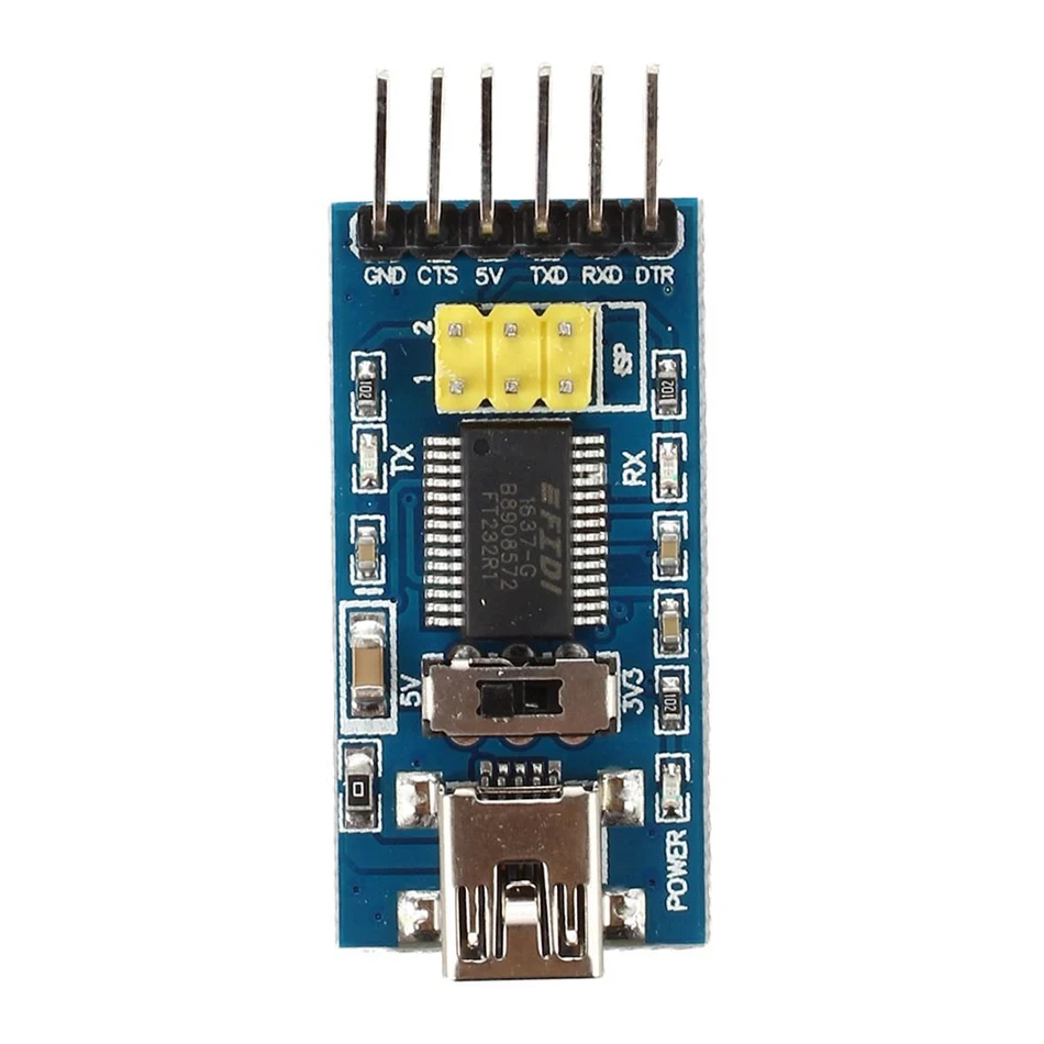Последовательный адаптер FT232RL FT232 FTDI USB 3 В 5 в TTL модуль мини порт для arduino pro Mini к 232