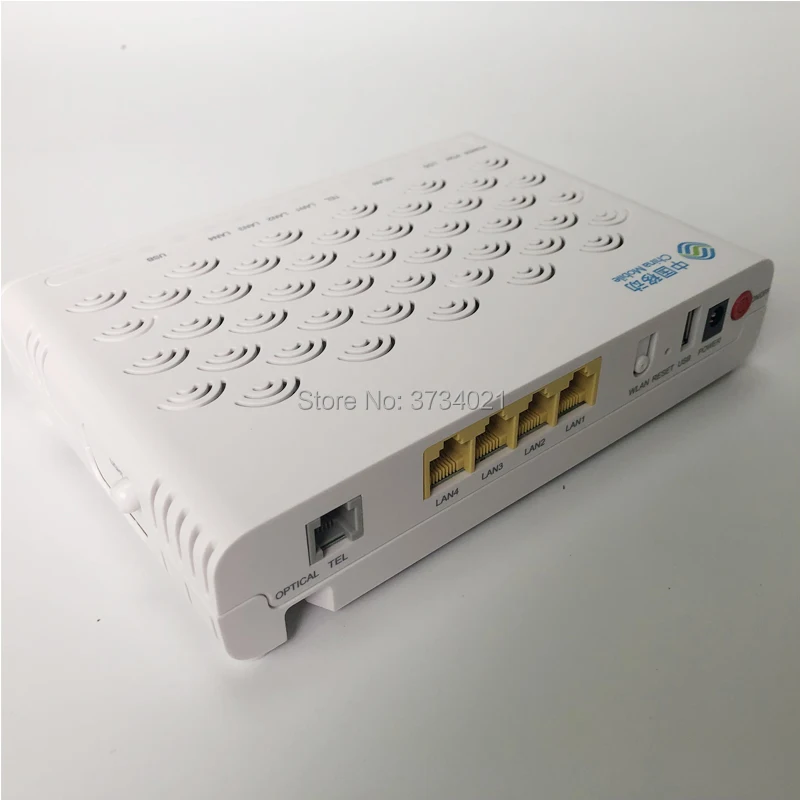 Бесплатная доставка ZTE F623 FTTH GPON ONU fiber optica 6 0 ONT роутер с 1GE + 3FE голос WIFI USB английская