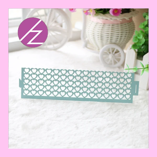 

100pcs Wholesale Decorative Laser Cut Napkin Paper Holder love heart Upscale Towel Buckle Hotel Restaurant Wedding Supplies