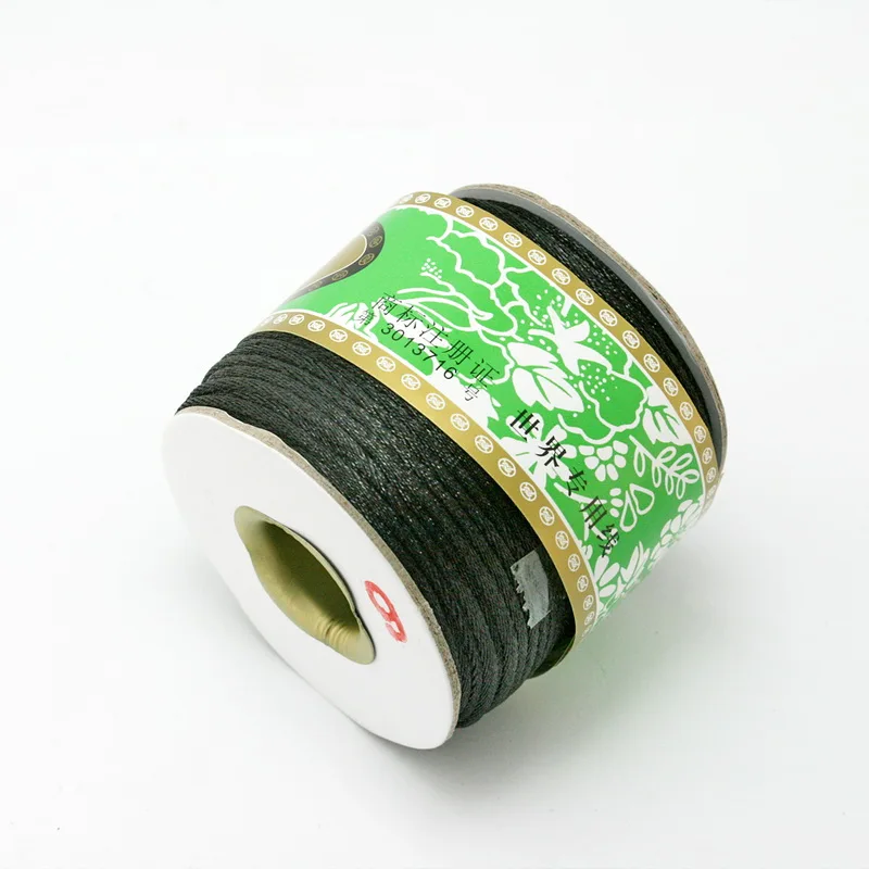 Новое поступление 60 м/рулон 2 мм корейский Шелковый шнур с бисером китайский