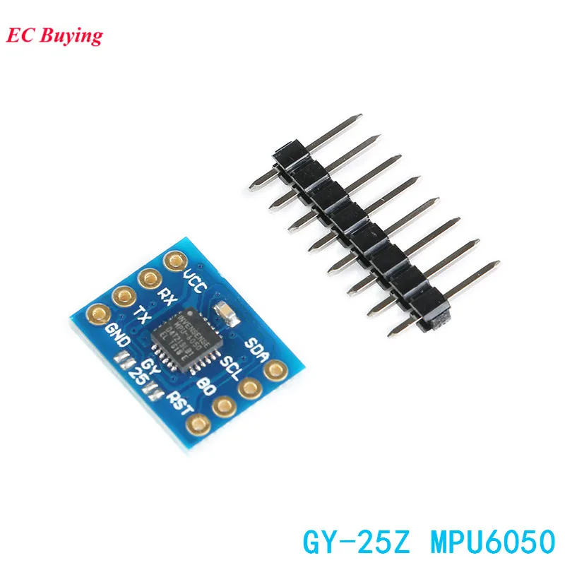 GY 25Z сенсор s GY25Z MPU6050 Модуль MCU MPU 6050 IIC I2C ось аналоговый гироскоп модуль