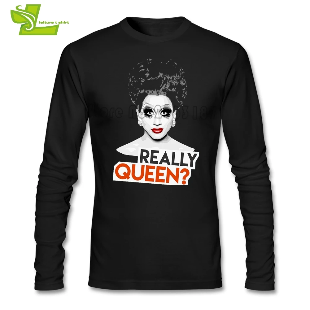 Действительно королева бьянка дель Рио RuPaul's Drag racing Queen Man Футболка топы для