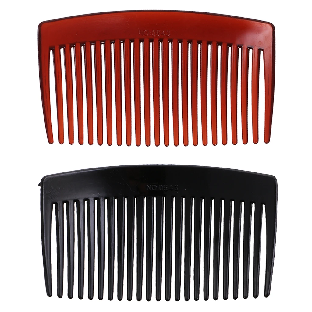 

12pcs Plastic Hair Comb Clip Hairclip Side Combs Pin Barrettes 9 x 5cm for Lady Girls Hair Styling Tool