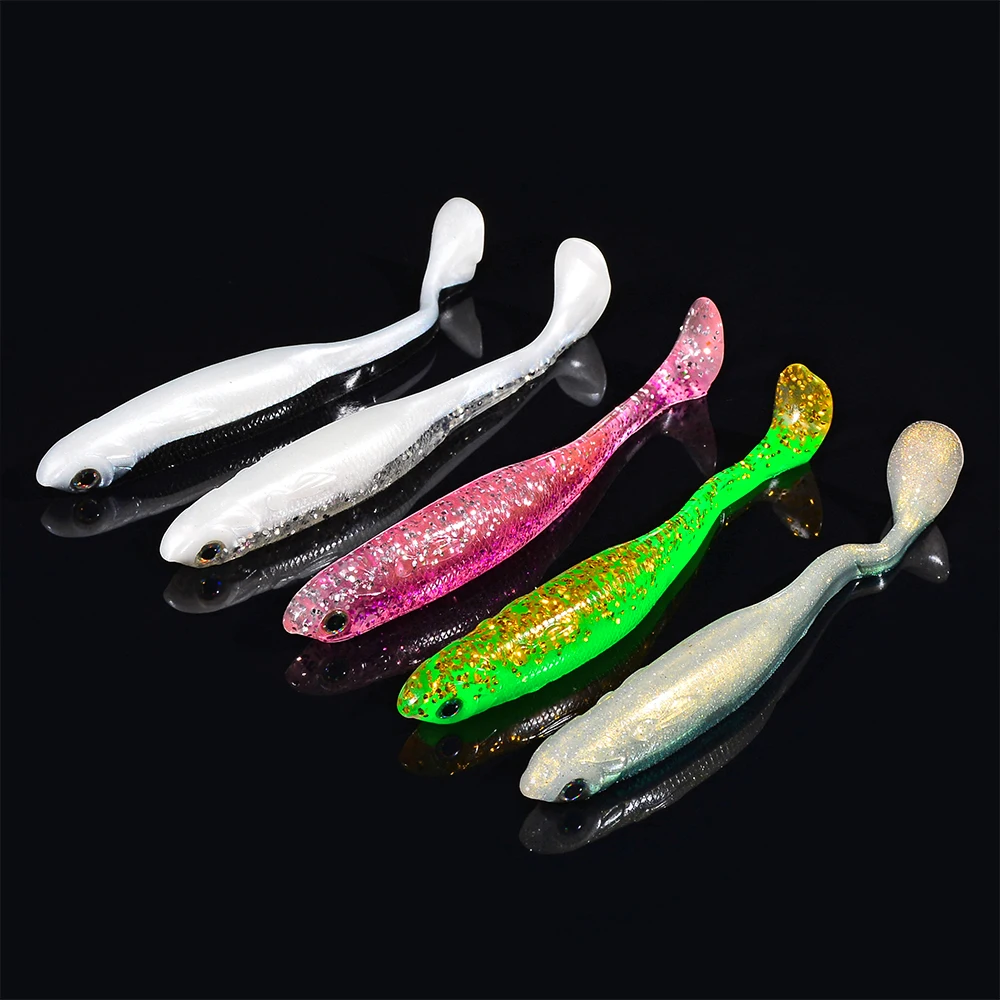 5 шт./лот Shiner Shad Tail приманки 13 см 13,5 г джиг голова мягкие приманки Пластиковые Силиконовые плавающие приманки