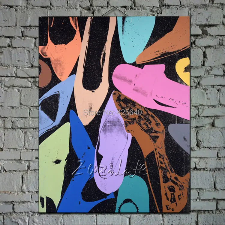 Andy Warhol Алмазная Пылезащитная обувь для живописи домашнего декора украшения дома
