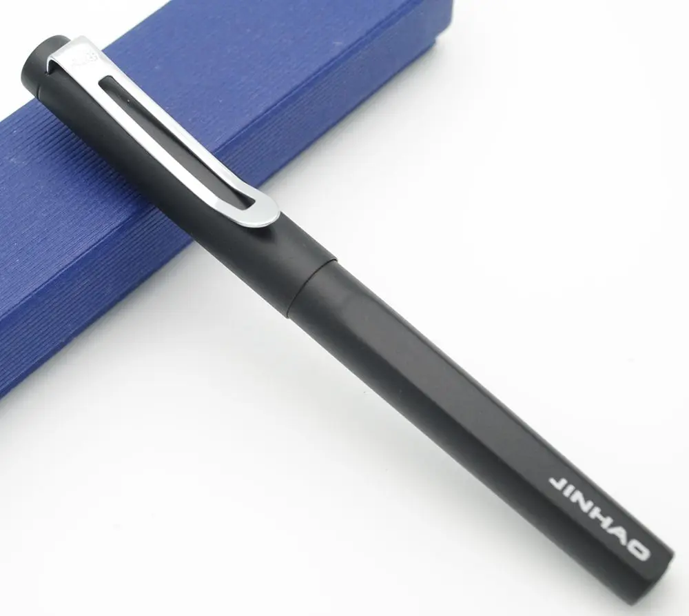 Matte Black JINHAO 599 авторучка M Nib Совершенно новая - Цвет: Matte Black
