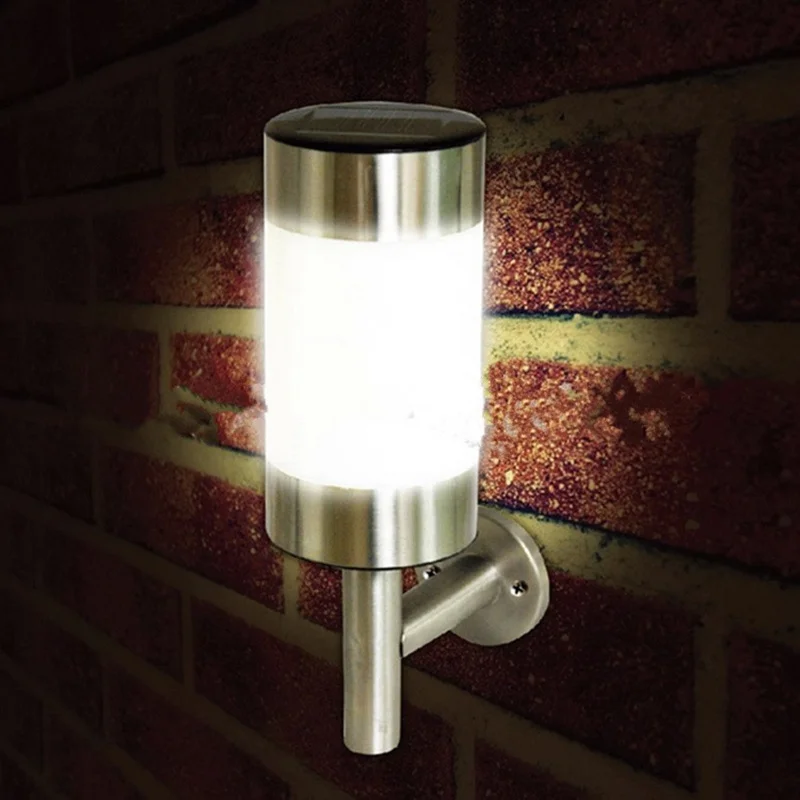 2 шт. светодиодный настенный светильник с солнечной батареей|solar wall light|garden street