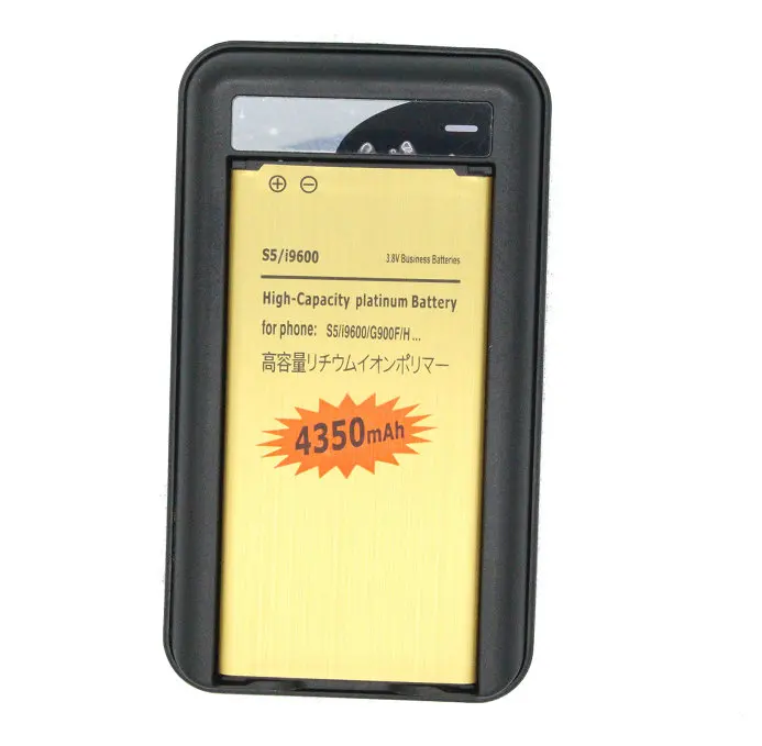 4350 мА/ч EB BG900BBE BG900BBC золото замена батарея + зарядное устройство для Samsung Galaxy S5 SV I9600