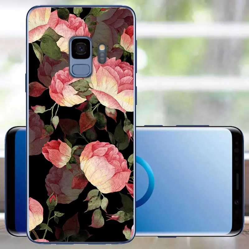 Для samsung S9 чехол для телефона принт задняя крышка Galaxy случае Coque Обложка мягкая TPU 5