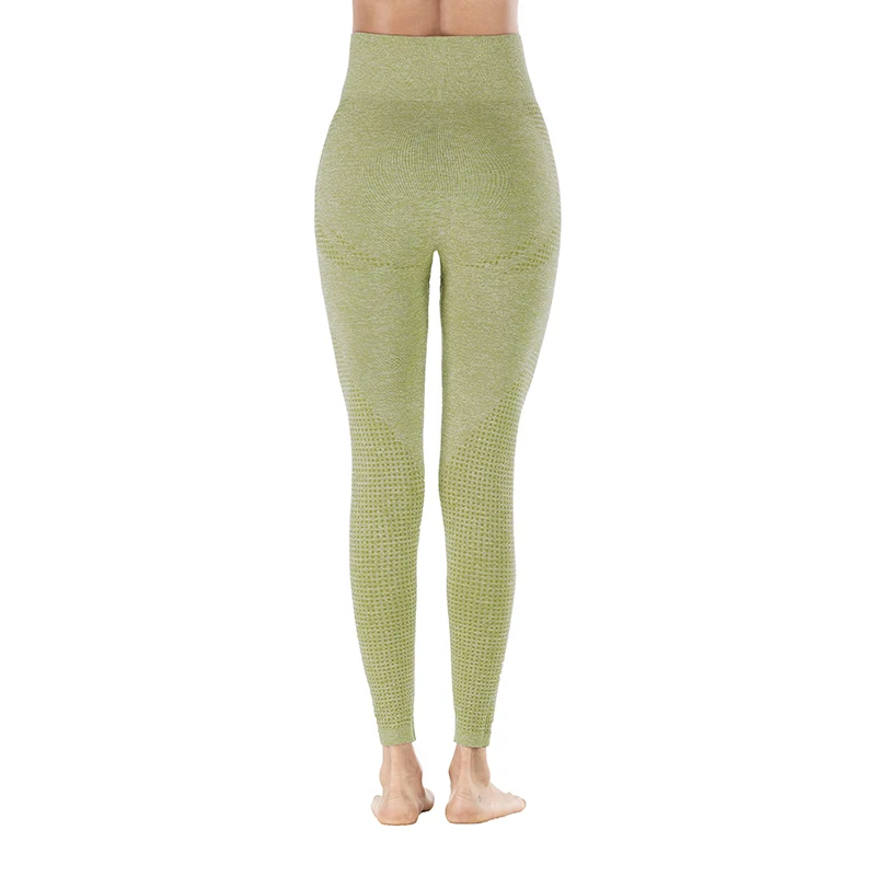Army Green 9149 Модные легинсы для женщин, 14 цветов, спортивная одежда, высокая талия, обтягивающие штаны для фитнеса, бесшовные легинсы - Цвет: Army Green 9149