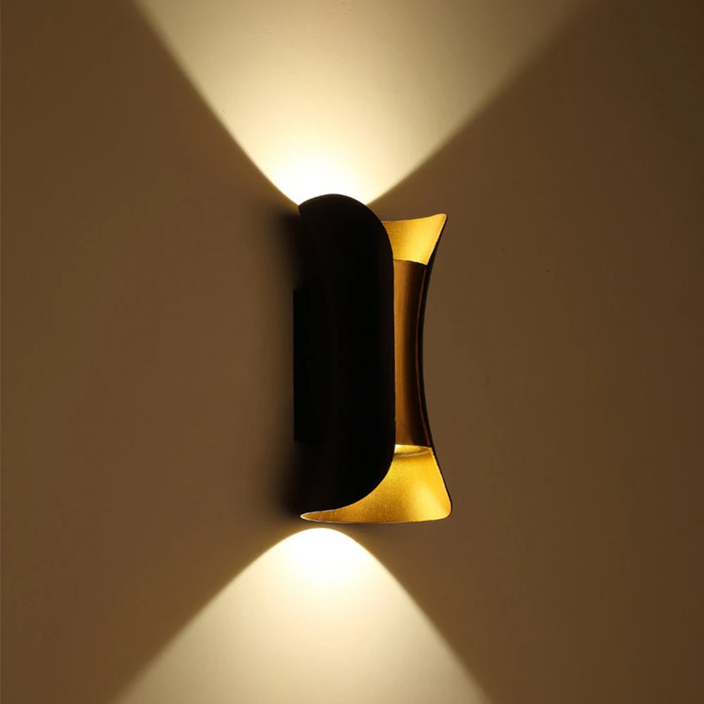 Водонепроницаемый светодиодный настенный светильник 10 Вт верхняя и нижняя