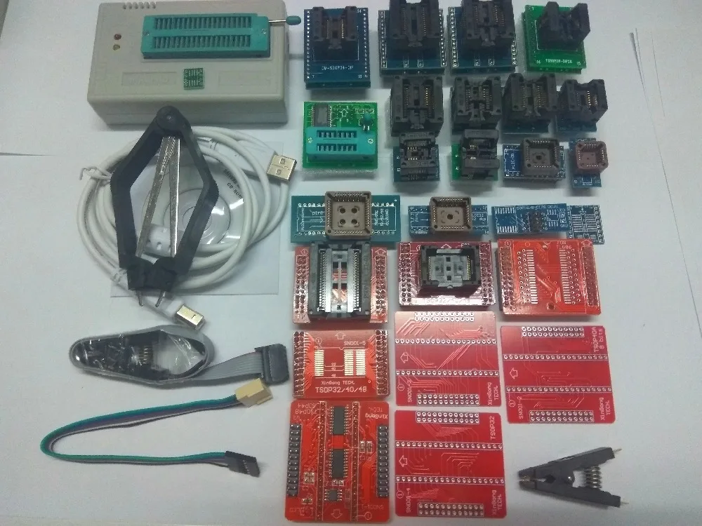 Оригинальный V10.35 TL866II Plus TL866A TL866CS USB Универсальный программист Bios/ECU Программатор +