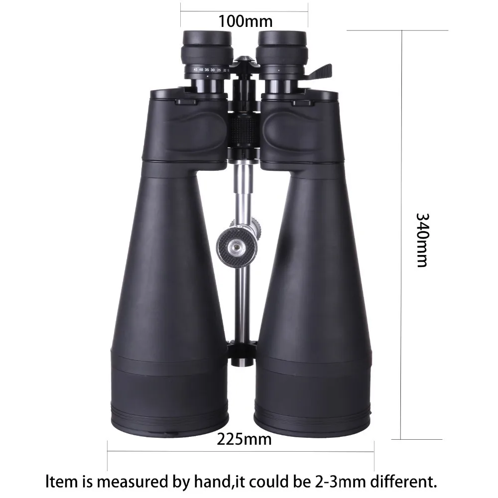 Scokc15-45X80 Hd водонепроницаемый Lll ночного видения высокой мощности зум Морской Бинокль Профессиональный бинокль для охоты без инфракрасного телескопа