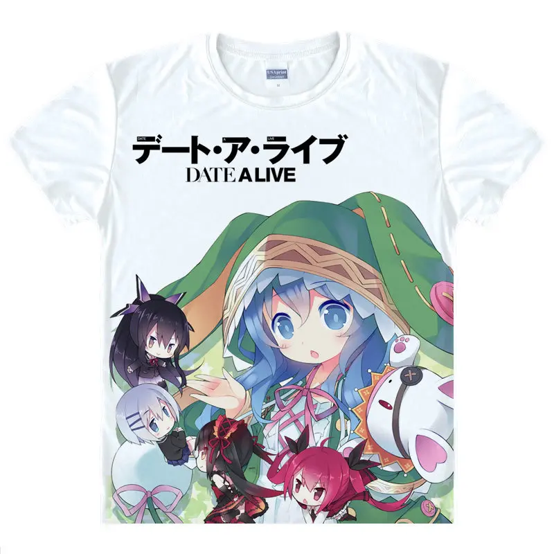 Футболка для свидания и прямой трансляции футболка Yoshinon футболки на заказ аниме