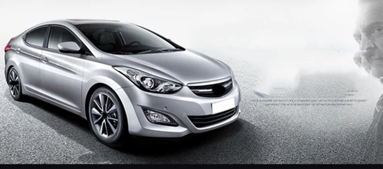Для hyundai Elantra 2012 2013 АБС хромированная приборная панель инструмент для отделки панельные часы обрезная рамка стайлинга автомобилей C74