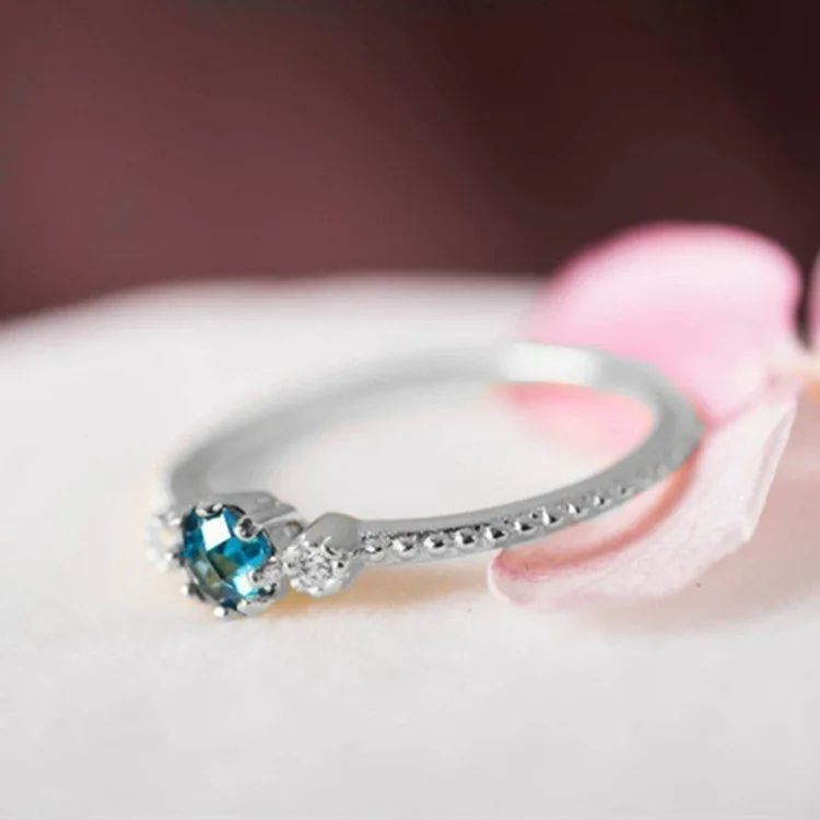 Модные Изящные кольца из розового золота с серебряным покрытием AAA кубический