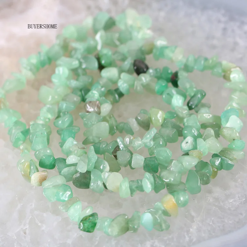 Green Aventurine Свободные бусины подходят ожерелье браслет серьги для женщин девочек 5x8 мм натуральные камни Lapis Кристалл розовый кварц опал гранат строка 35" - Цвет: Green Aventurine