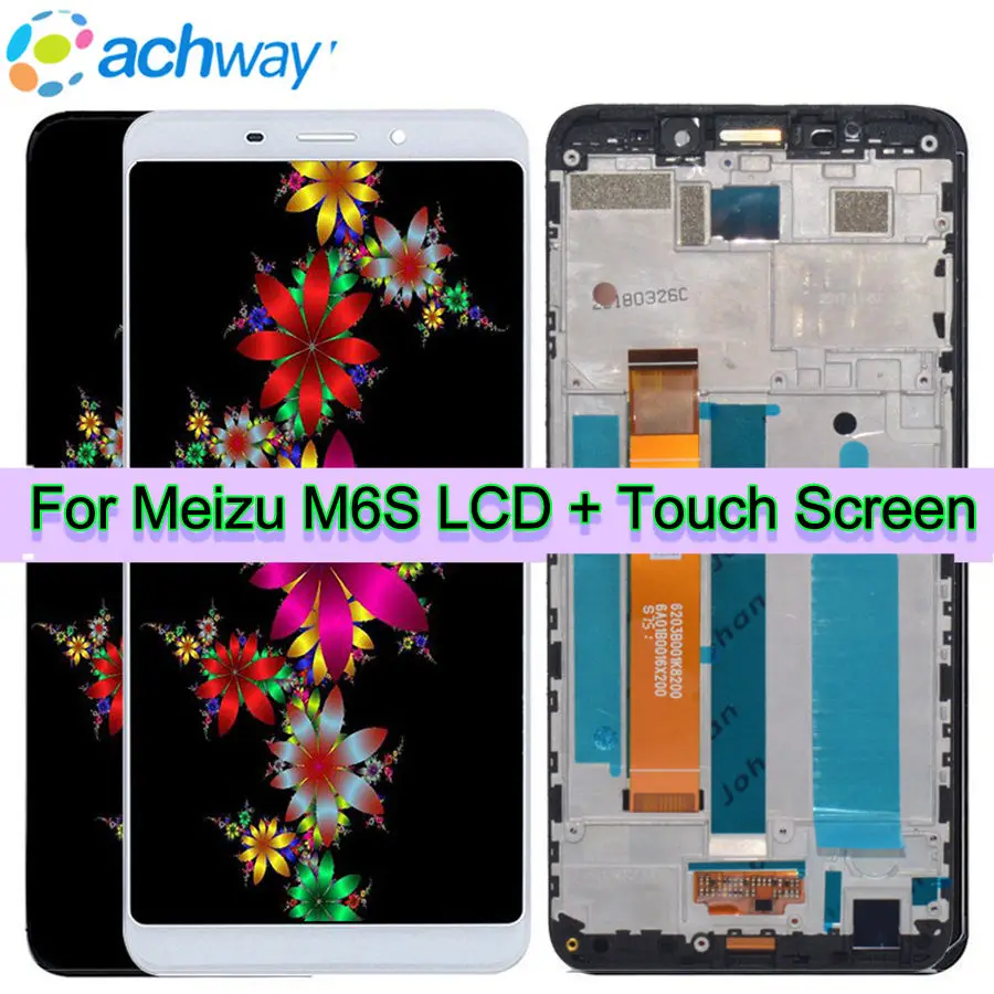 Для Meizu M6 ЖК-дисплей сенсорный экран дигитайзер M711H M711M M711Q M6T M811Q для MEIZU M6S LCD 6T M712H M712Q экран с рамкой