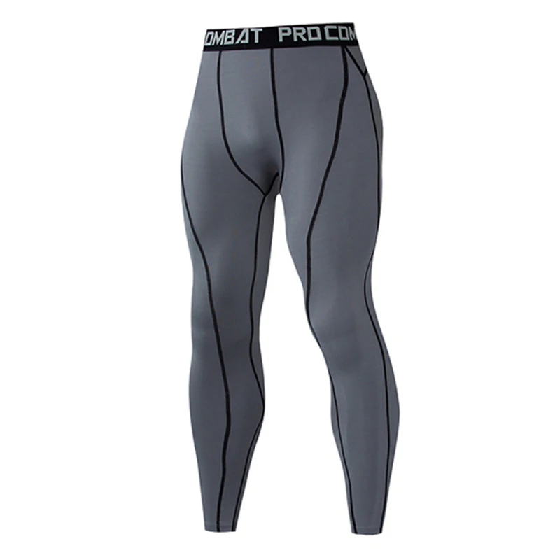 pants Мужской спортивный костюм спортивные костюмы компрессионная рубашка фитнес Штаны кожи плотно прилегающая с длинными рукавами спортивный топ, тренировочная одежда для смешанных боевых искусств для зала yoga sui - Цвет: pants